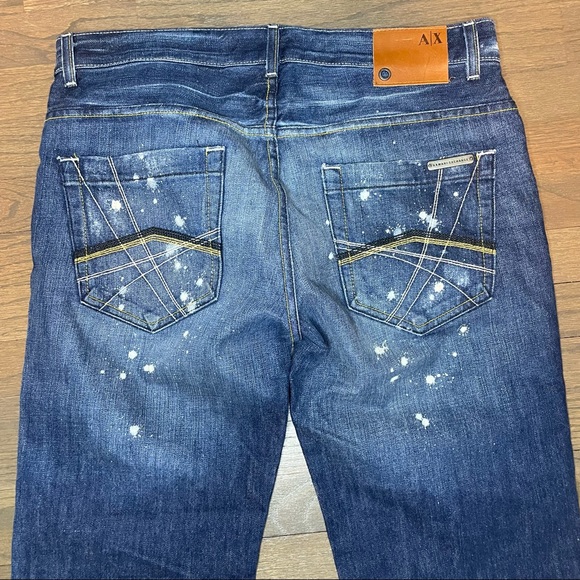 Armani Exchange Destroyed Bleach Jean - Picture 8 of 9